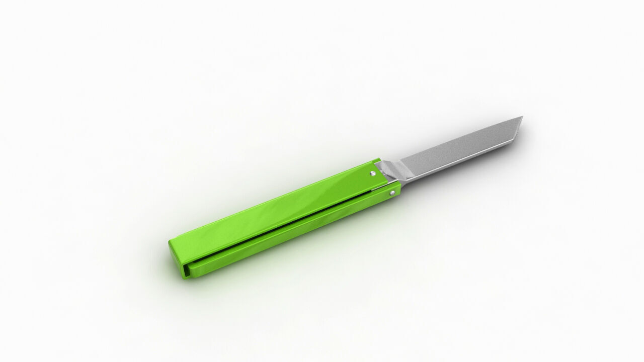 Knife Transformer 3D model_5