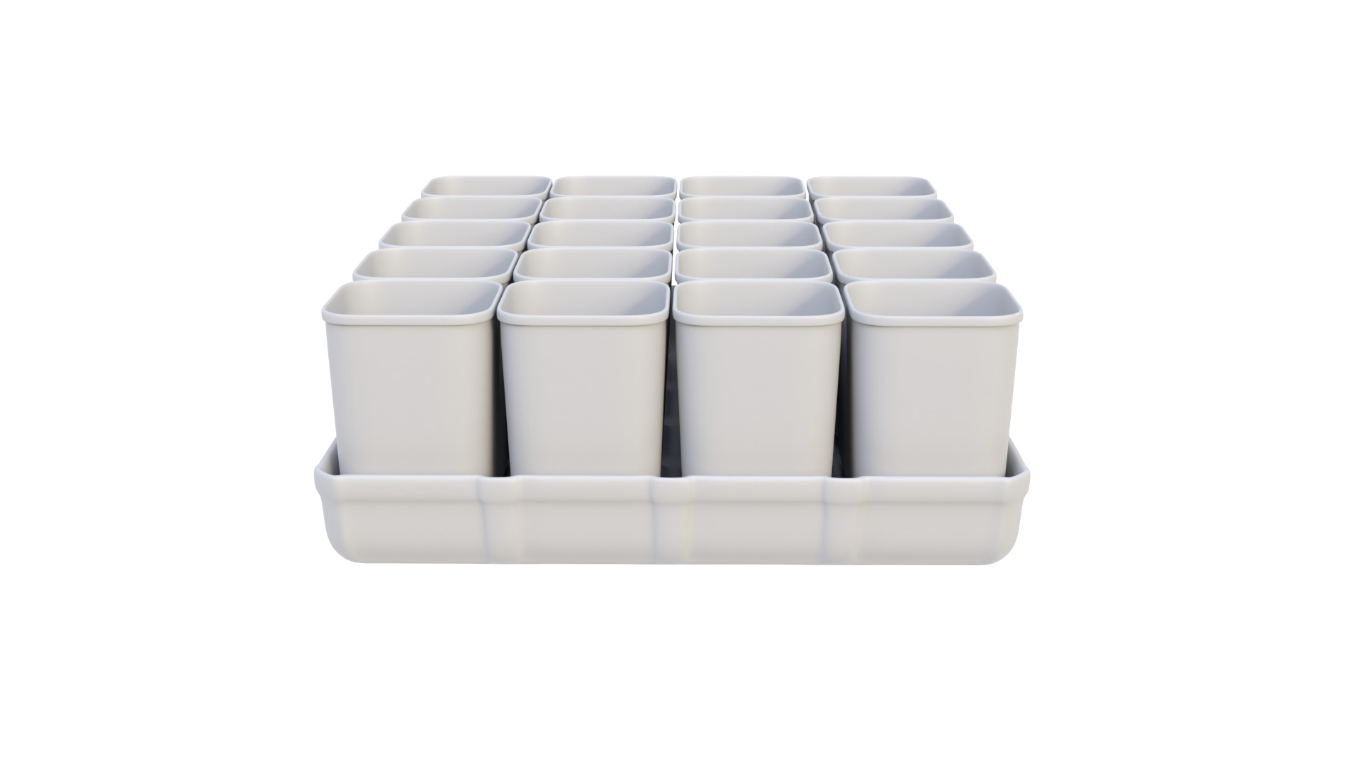 Seedling cups 3D model_4