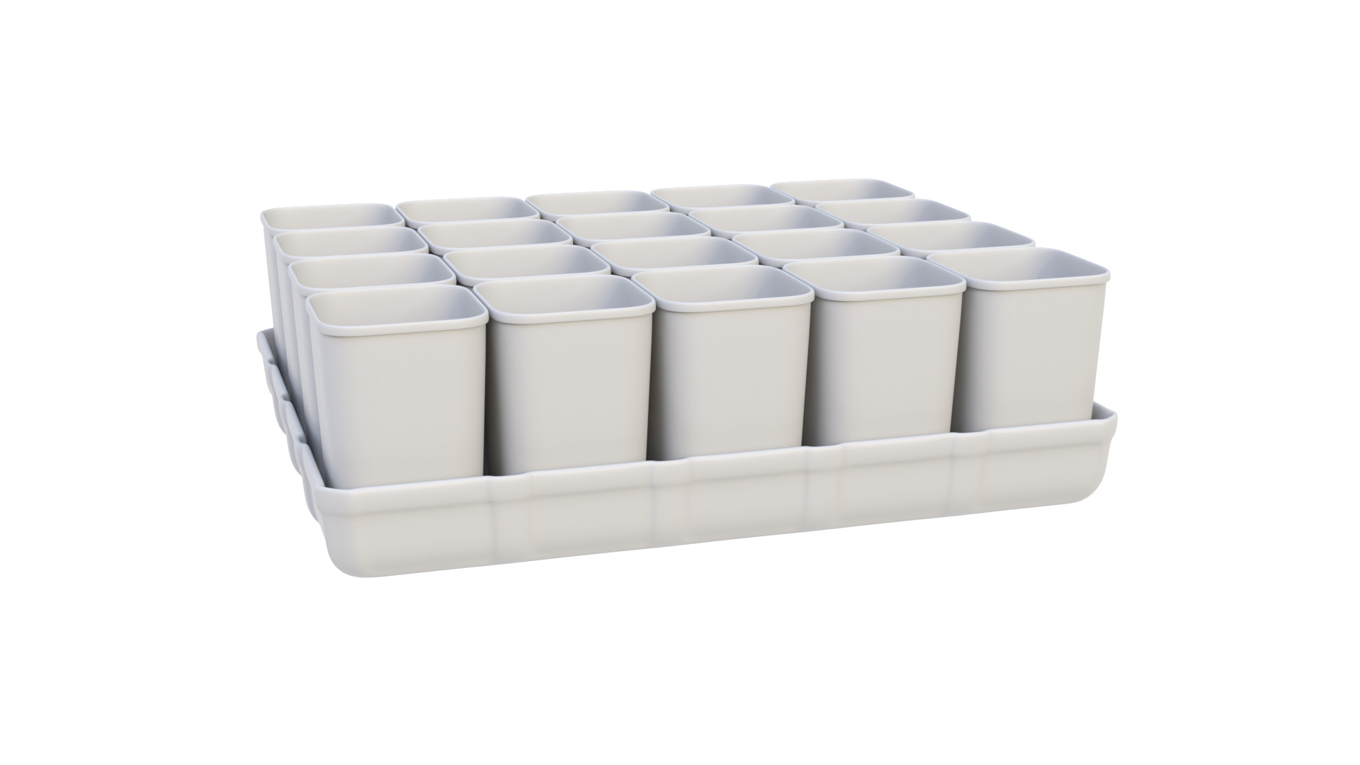 Seedling cups 3D model_7