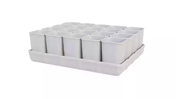 Seedling cups 3D model