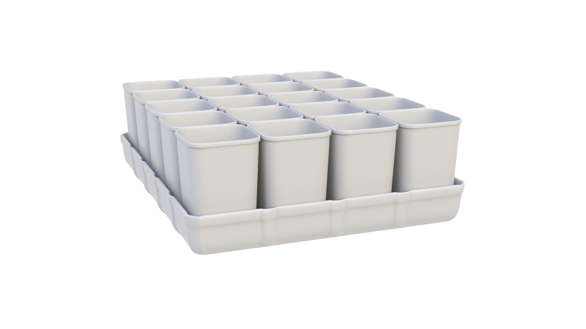 Seedling cups 3D model_3