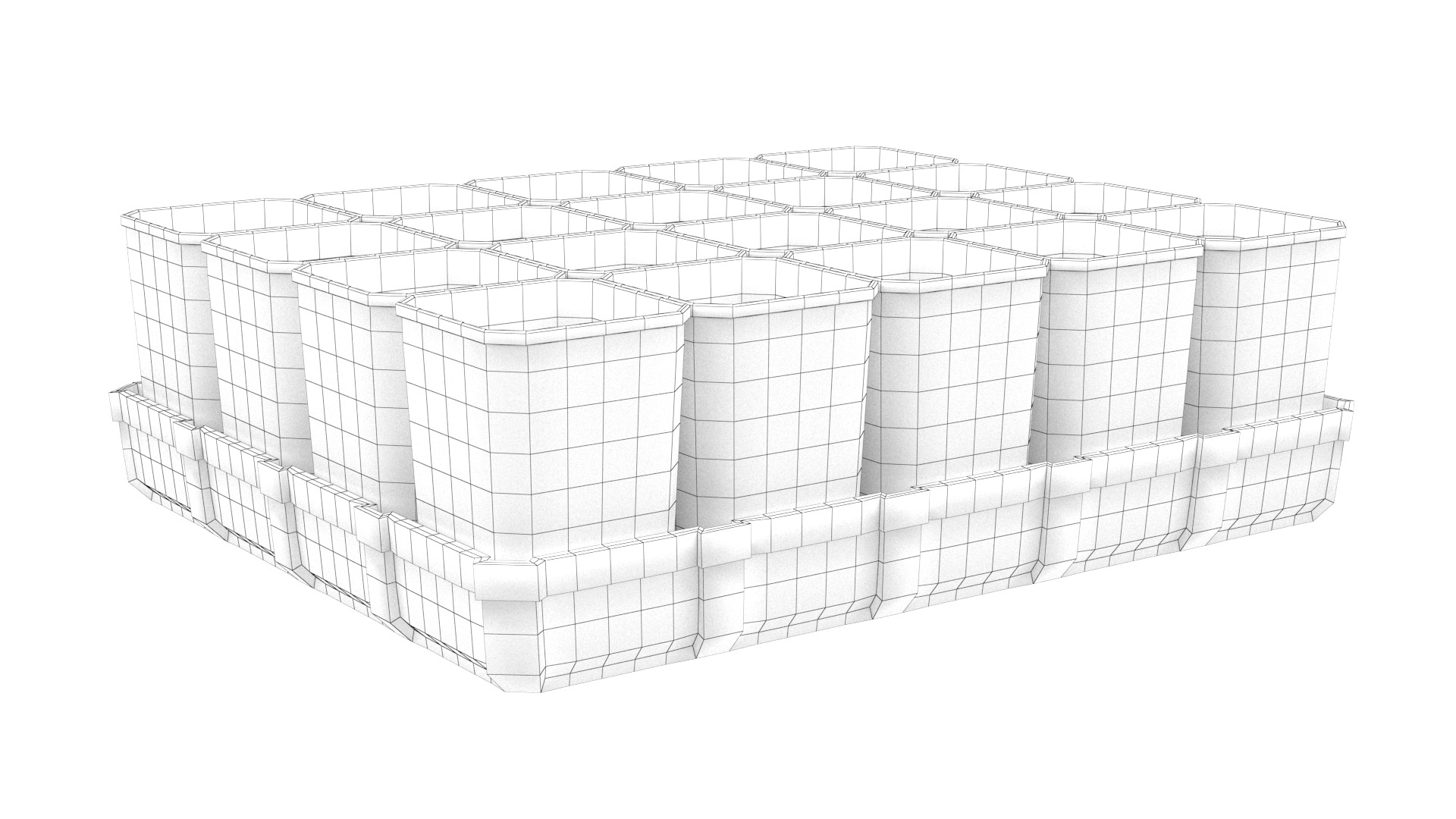 Seedling cups 3D model_13