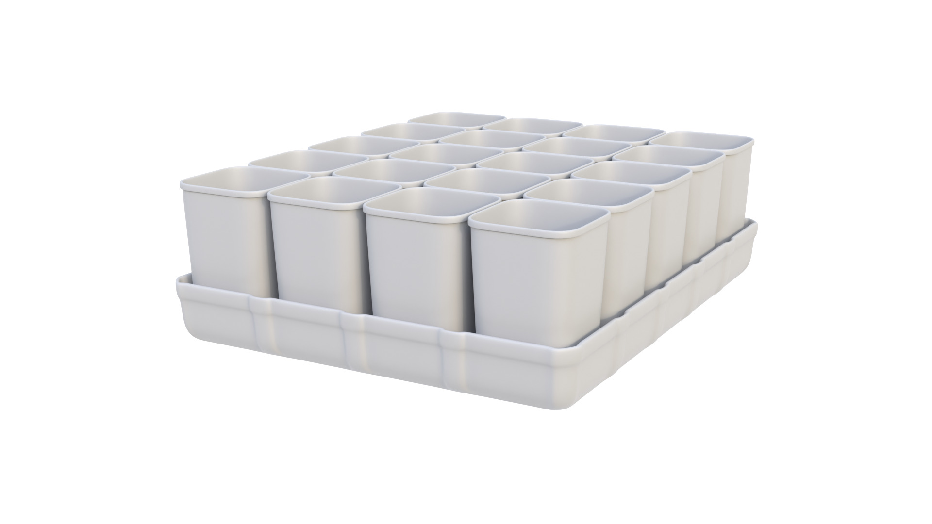 Seedling cups 3D model_5