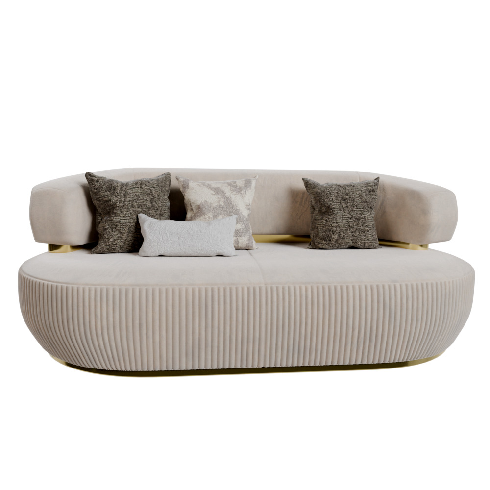 Modern Sofa  Free 3D model_1