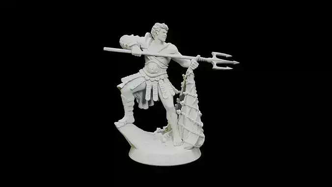 Retiarius Gladiator 3D print model