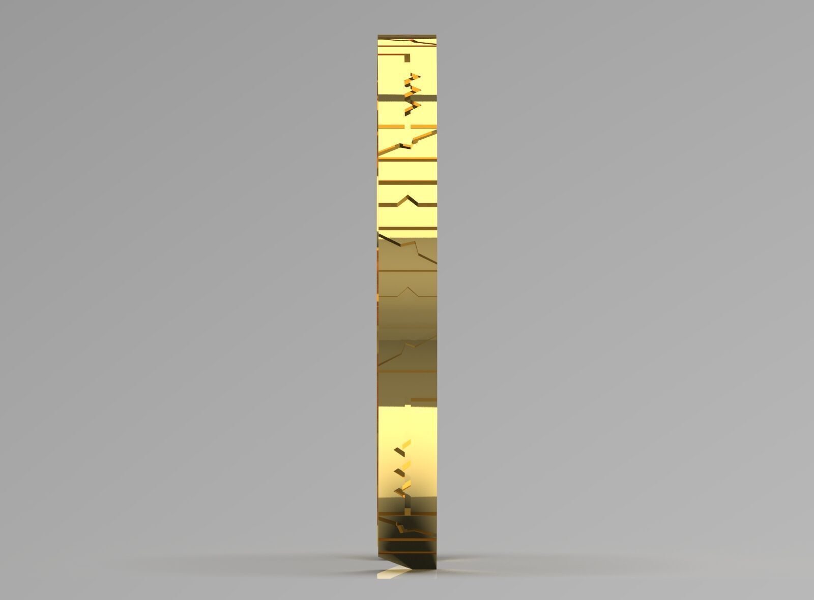 Puzzle design cuff bracelet model bg0032 3D print model_2