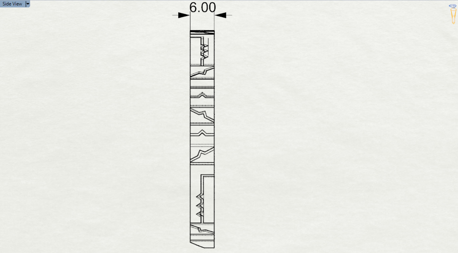 Puzzle design cuff bracelet model bg0032 3D print model_20