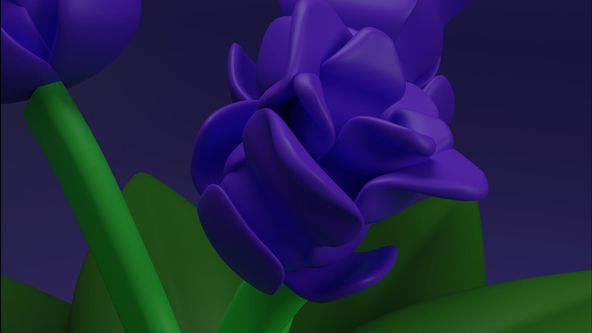 Flower pot  Low-poly 3D model_16