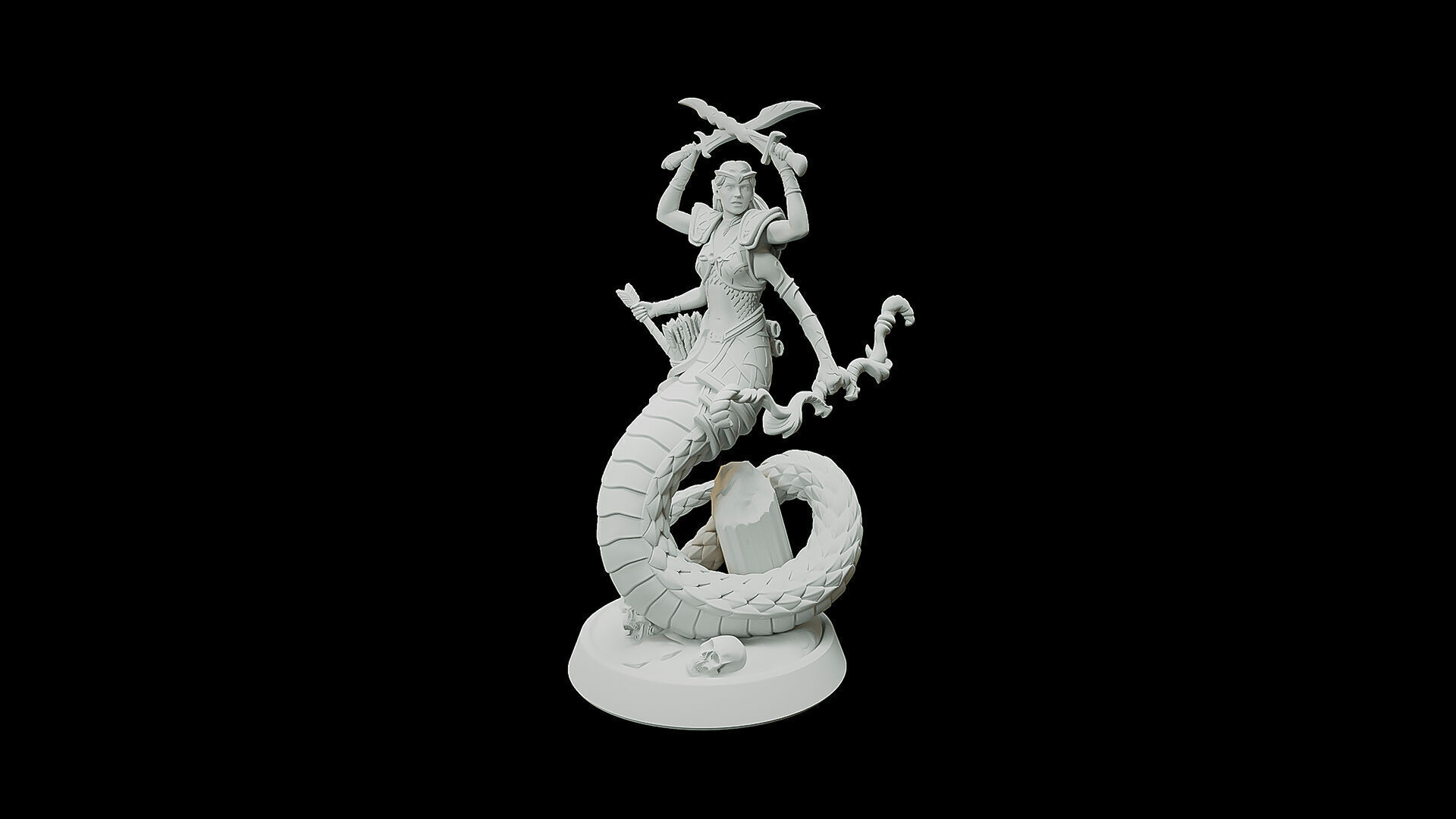 Lesser Marilith 3D print model_2