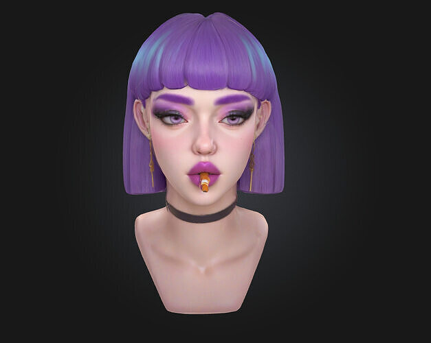 Mystical Gaze  Eyes That Hold Ancient Secrets 3D model