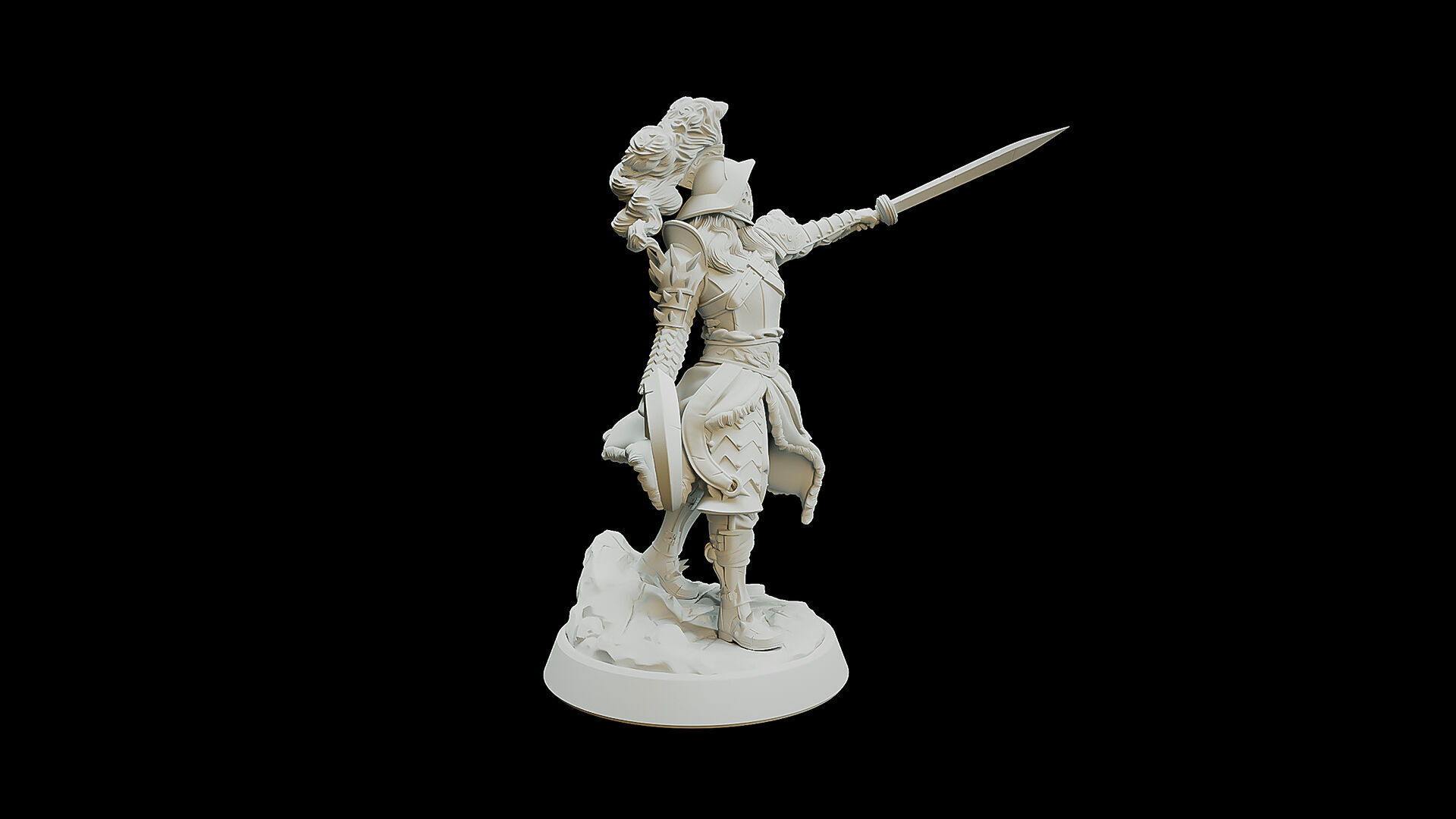 Mysterious Champion 3D print model_1