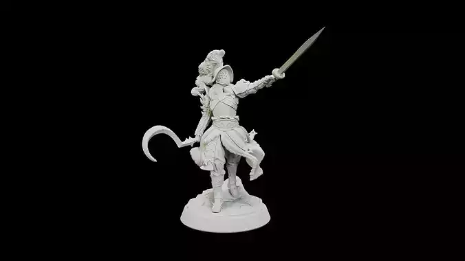 Mysterious Champion 3D print model