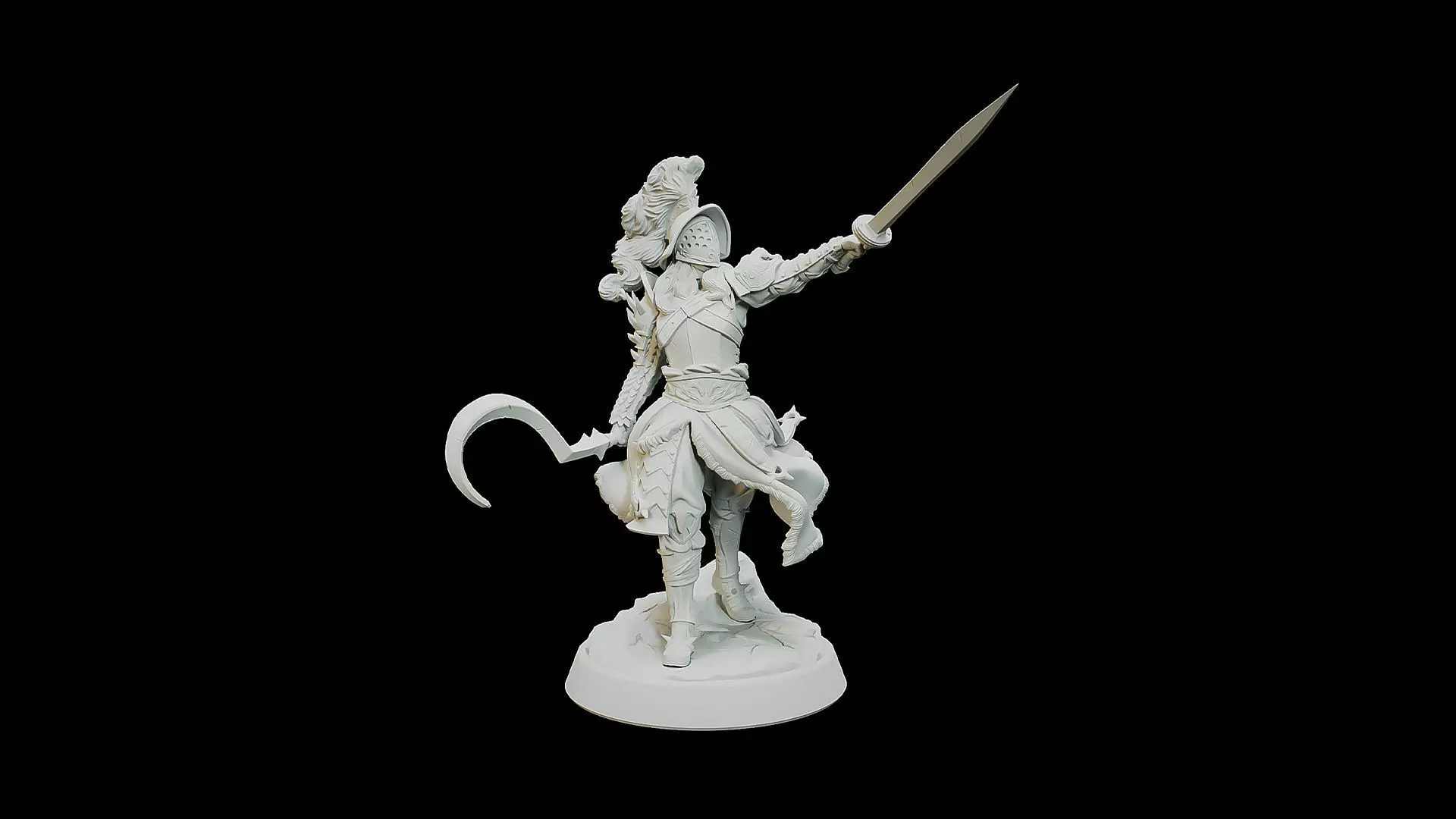 Mysterious Champion 3D print model_0