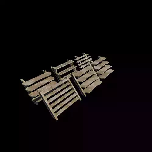 Stairs 3D Model  3D model