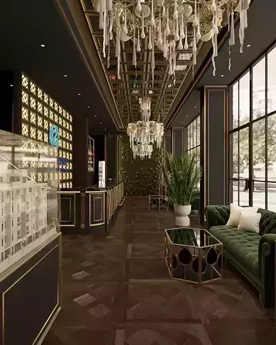 Classic Interior Luxury 3ds Max Corona Renderer