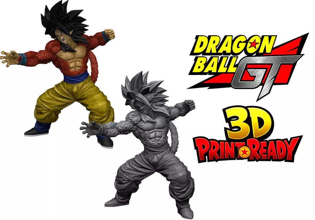 Goku Super Saiyan 4 3D print model