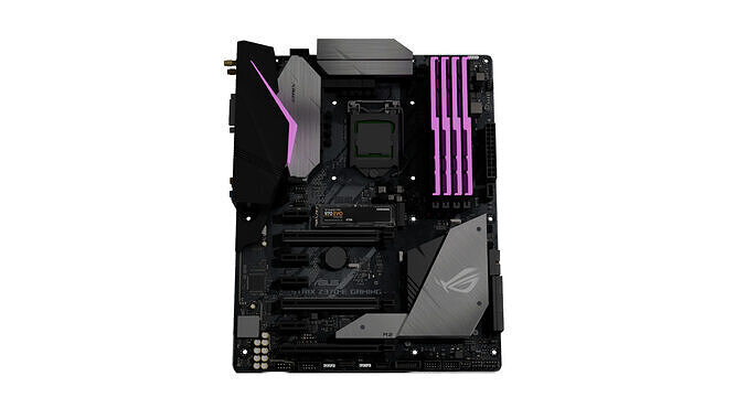 MotherBoard 3D model