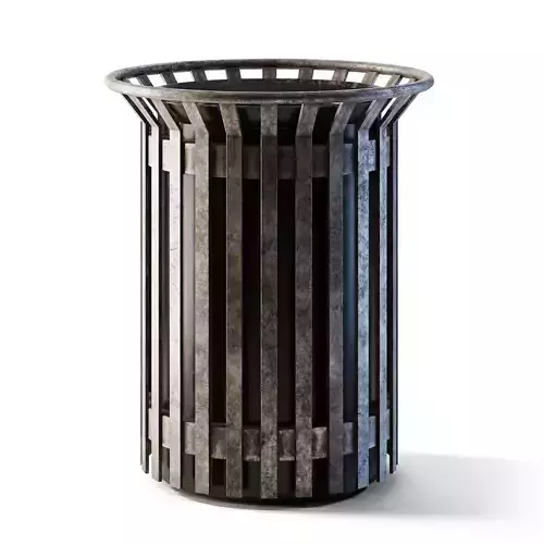 Street Trash Bin 3D model