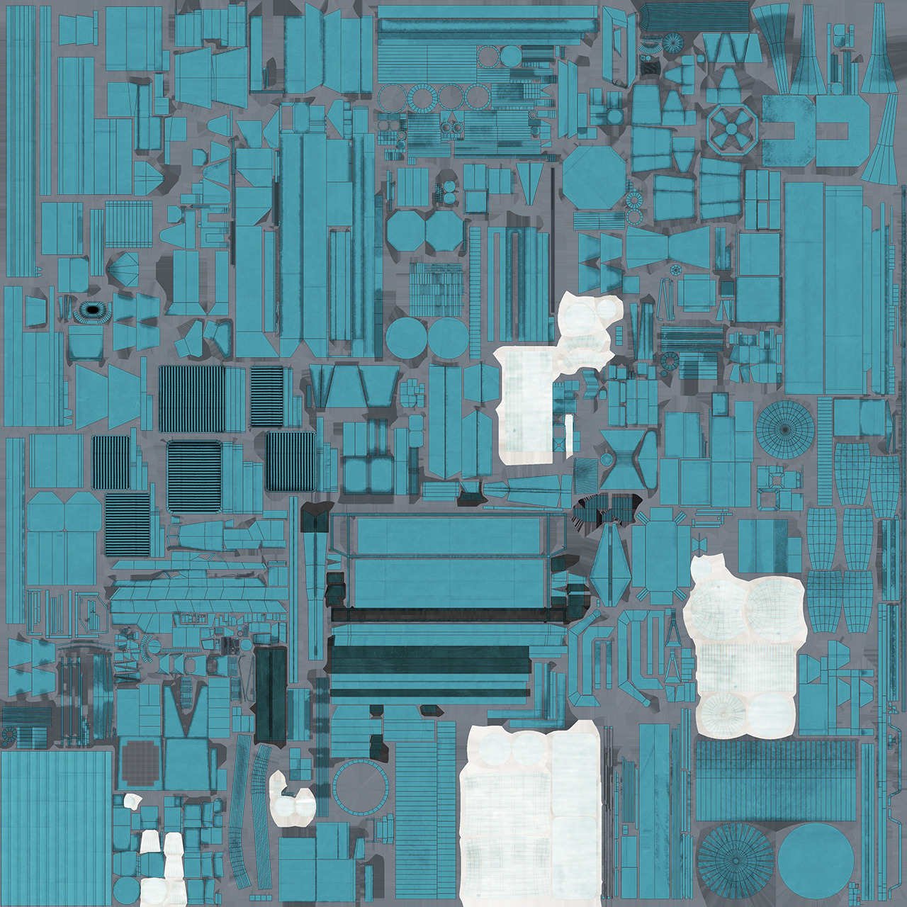 ITS Trieste aircraft carrier Low-poly 3D model_21