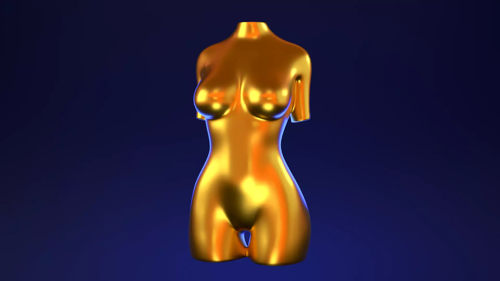 Female Torso 4 3D print model_0