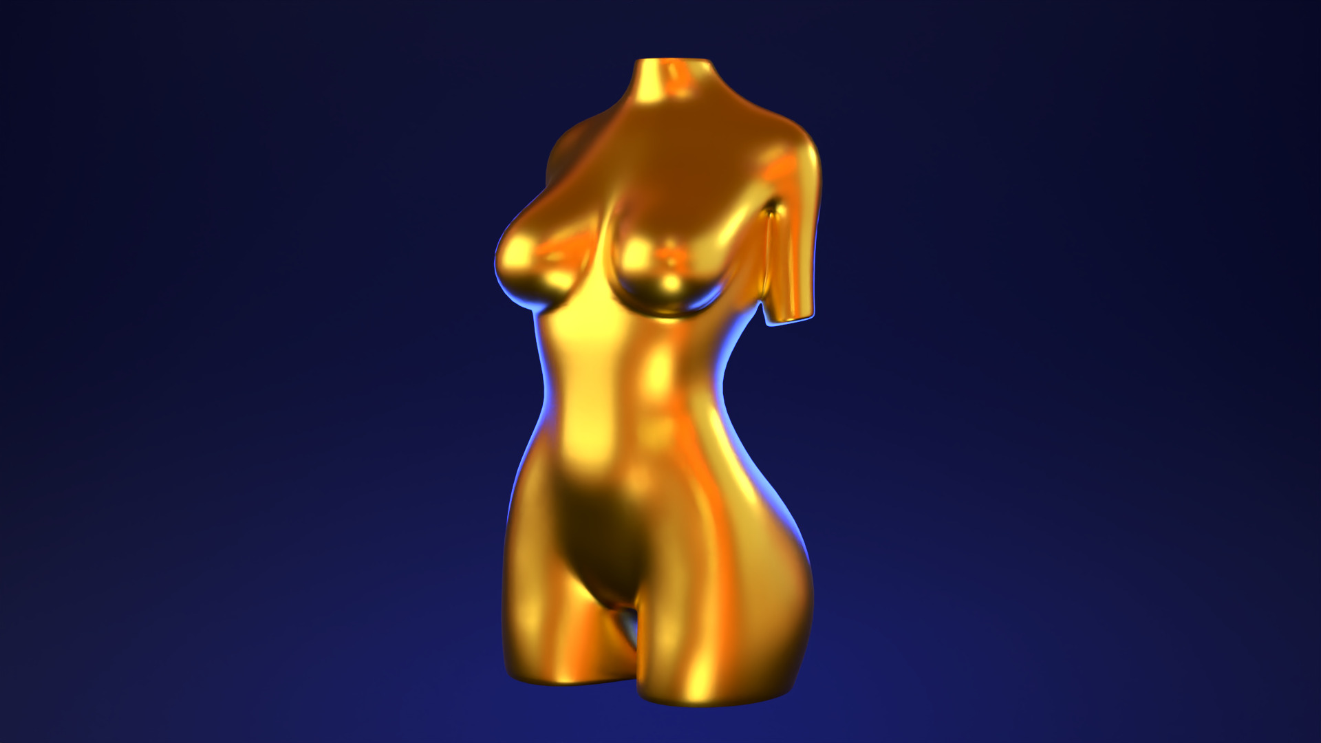 Female Torso 4 3D print model_1