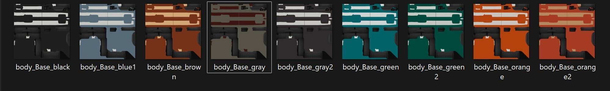 4x4 american pickup truck Low-poly 3D model_47