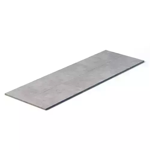 Concrete Base 4m x 12m Low-poly 3D model