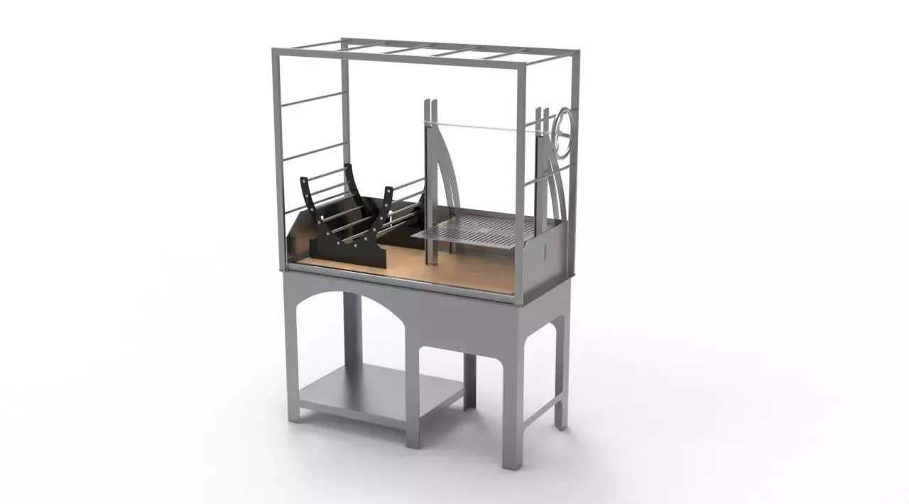 QQB - GRILL SANTA MARIA 3D model