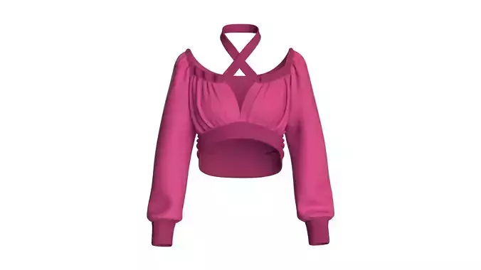 Girls Crop Sweat Tops