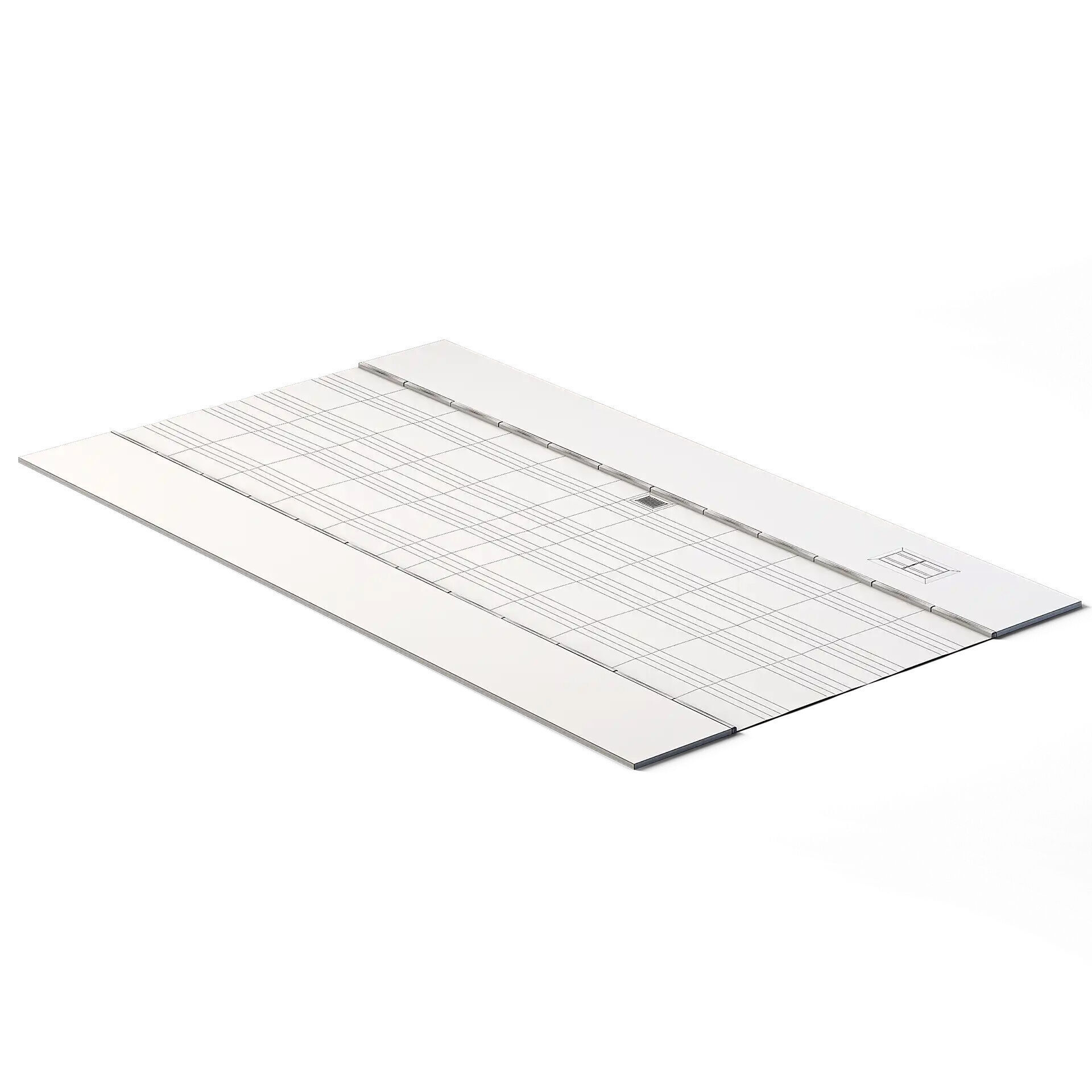 Street 24m x 14m Low-poly 3D model_3