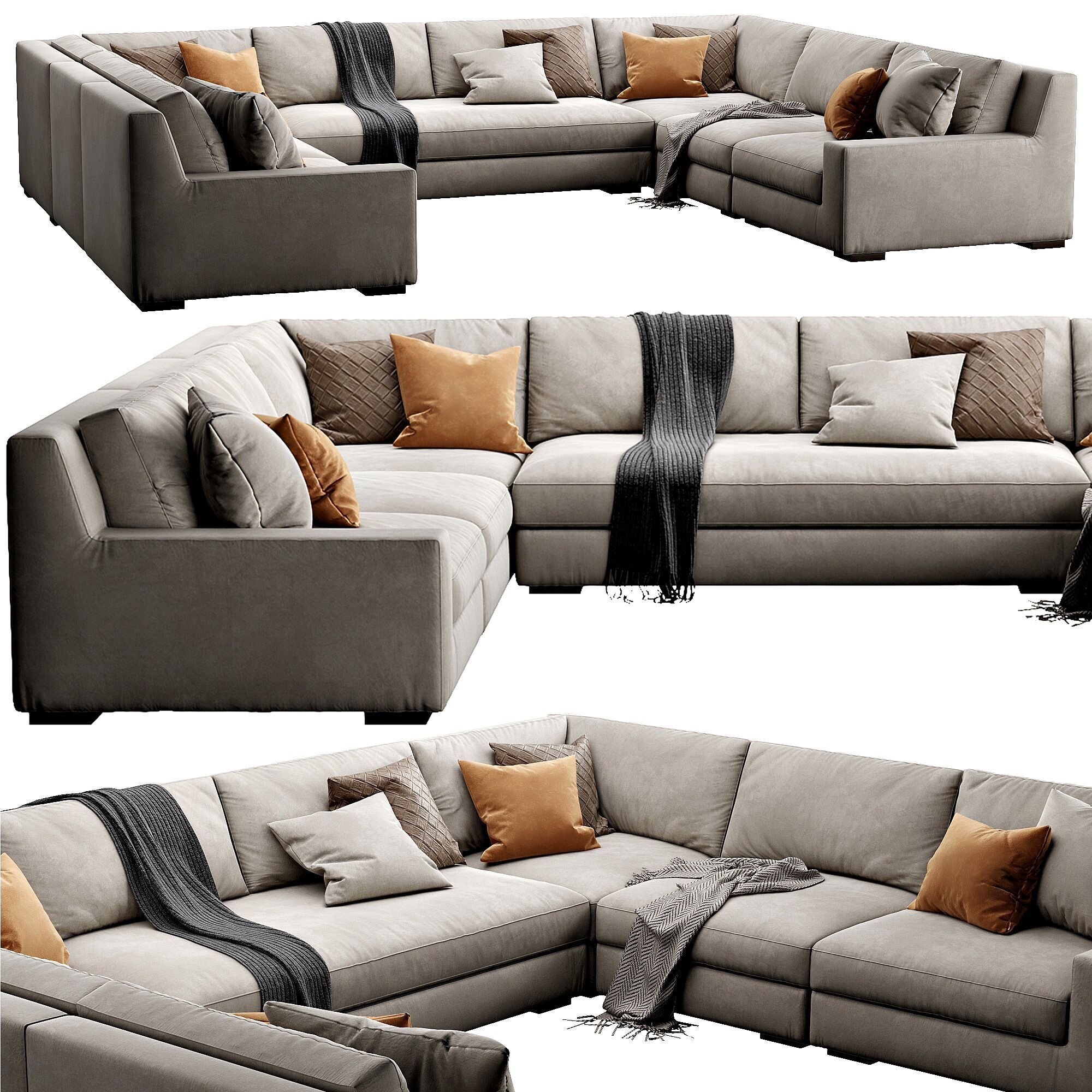 Restoration Hardware Modena 3D model_4