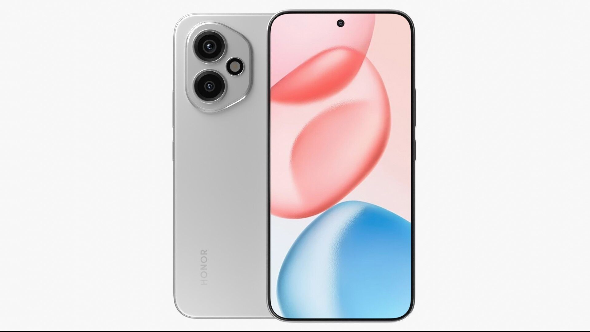 HONOR 400 Meteor Silver 3D model_1