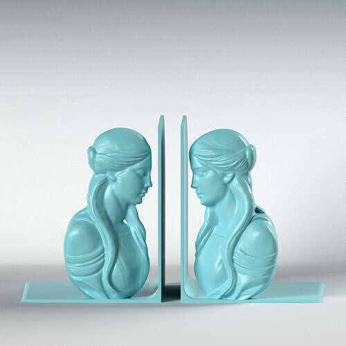Ladies Bookends 3D print model
