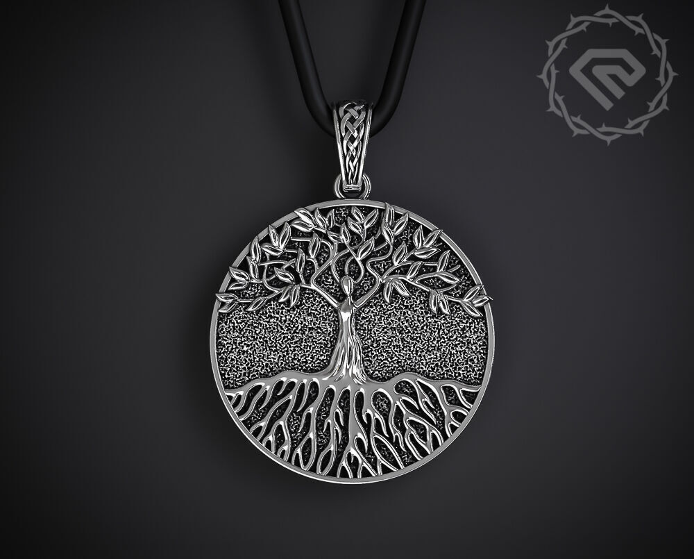 TREE OF LIFE PENDANT 3 3D print model_1