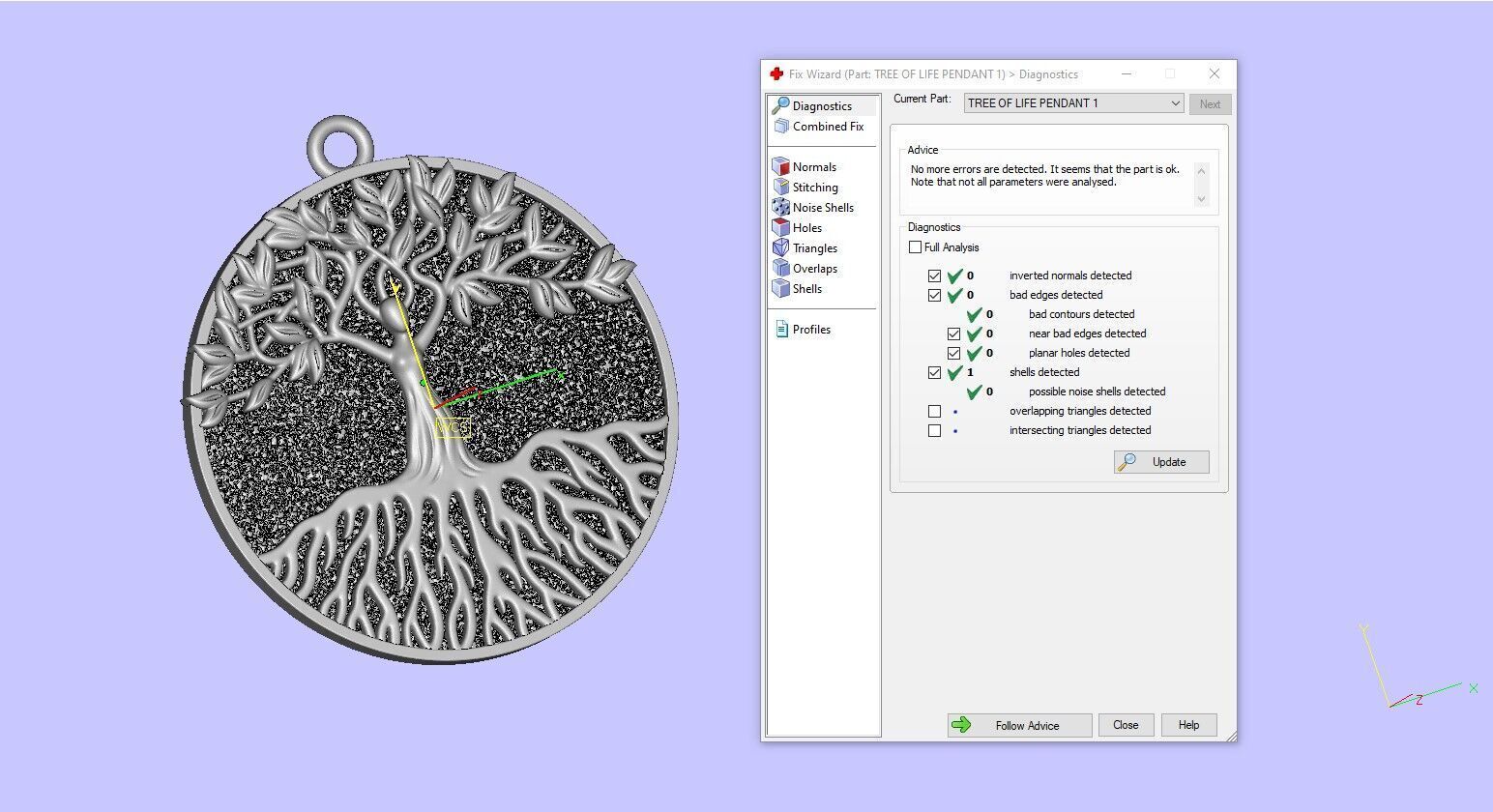 TREE OF LIFE PENDANT 3 3D print model_9