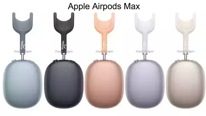 Apple Airpods Max Multiformat Textures 5 Colors