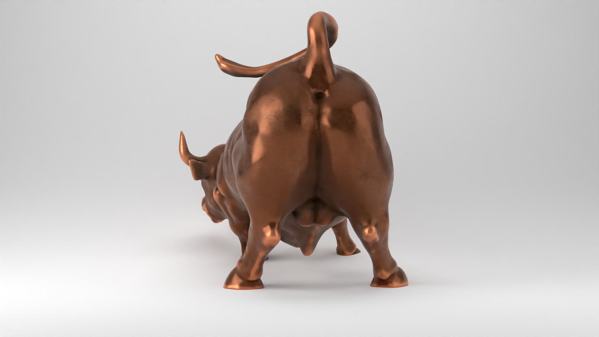 Wall Street Charging Bull 3D print model_19