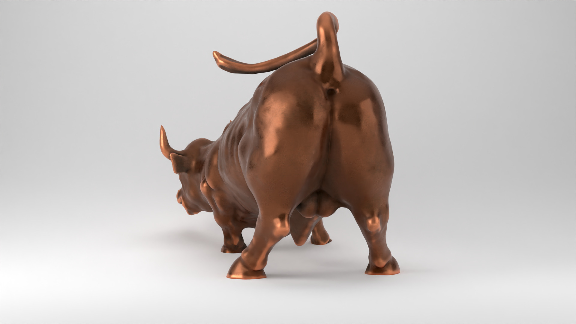 Wall Street Charging Bull 3D print model_18
