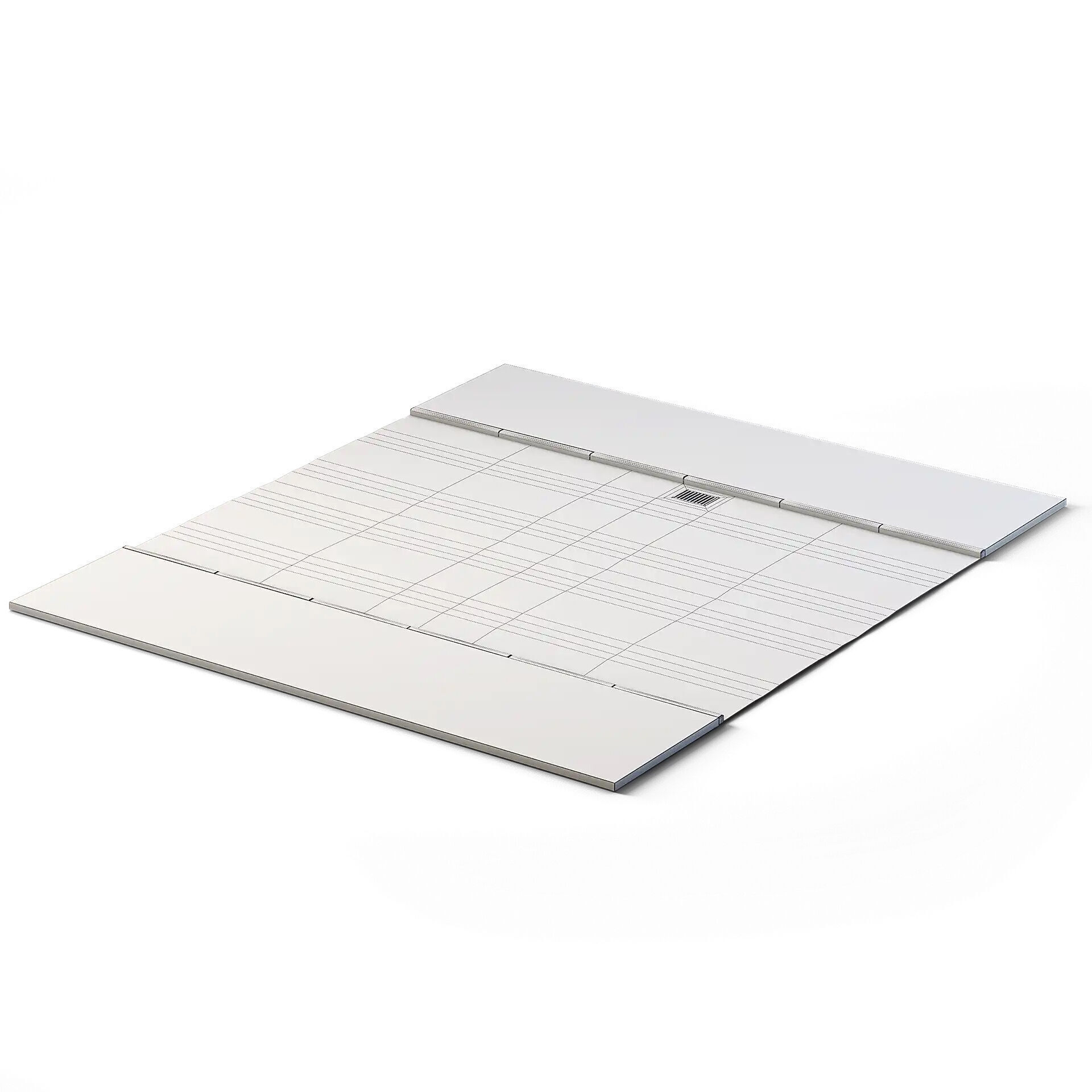 Street 12m x 14m Low-poly 3D model_3