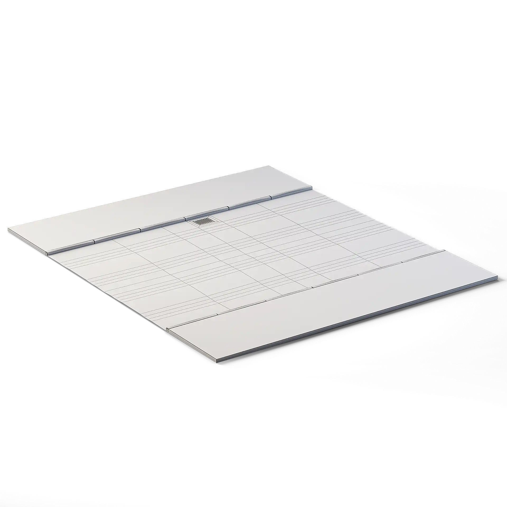 Street 12m x 14m Low-poly 3D model_1