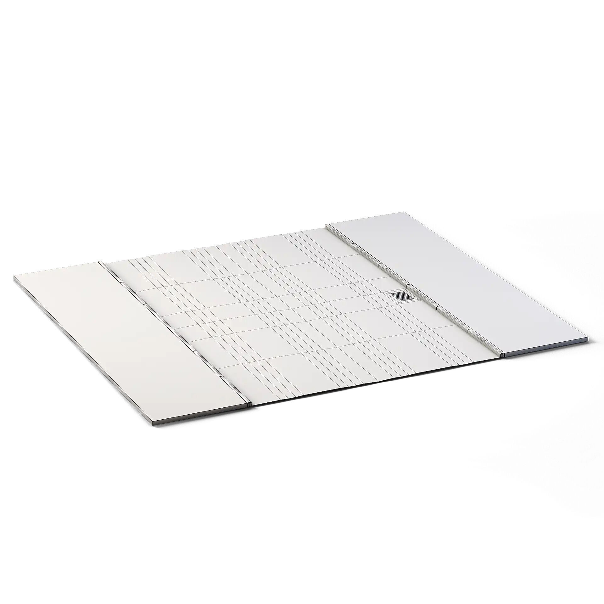 Street 12m x 14m Low-poly 3D model_7