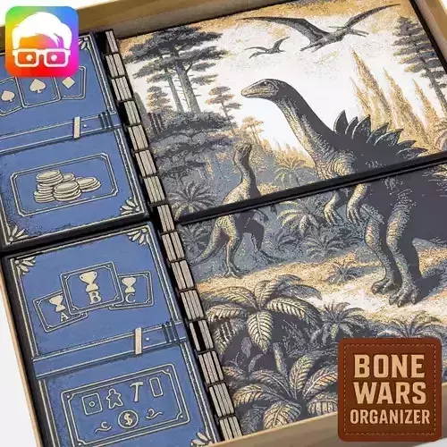 Bone Wars board game organizer by ammedia3d 3D print model