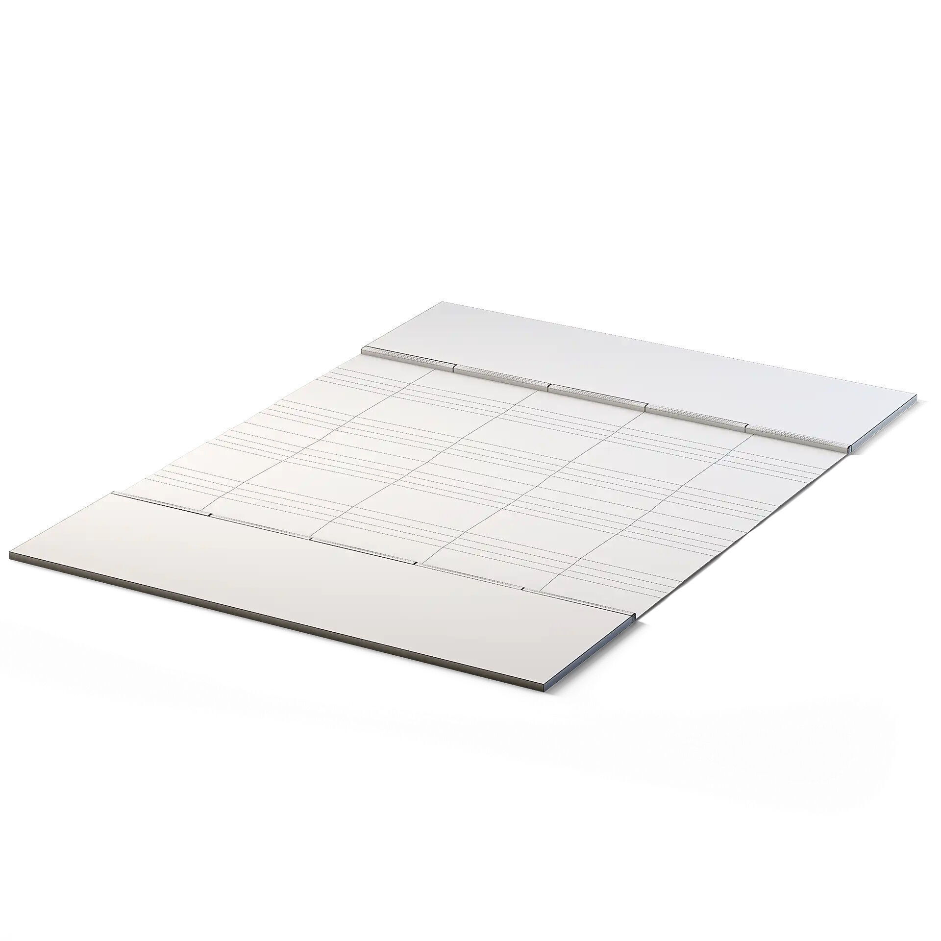 Street 10m x 14m Low-poly 3D model_3