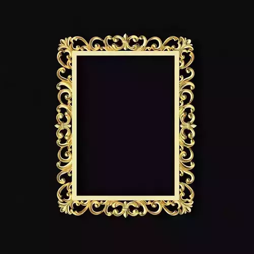 carved frame for mirror