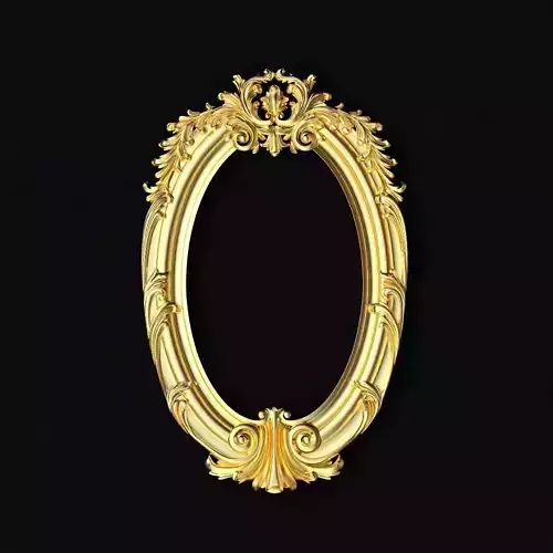 carved frame for mirror