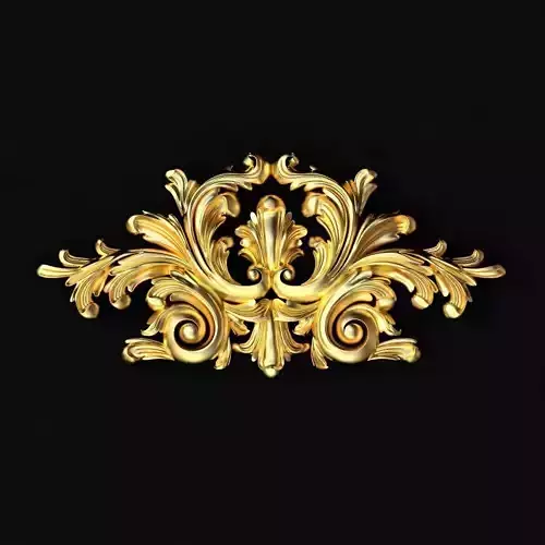 Central decor ornament for furniture