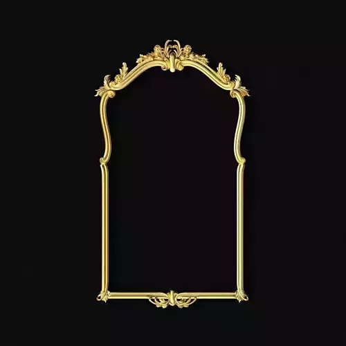 carved frame for mirror