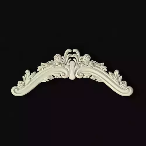 Central decor ornament for furniture