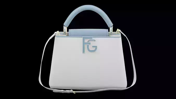 Female Handbag Low-poly 3D model Female Handbag Low-poly 3D model