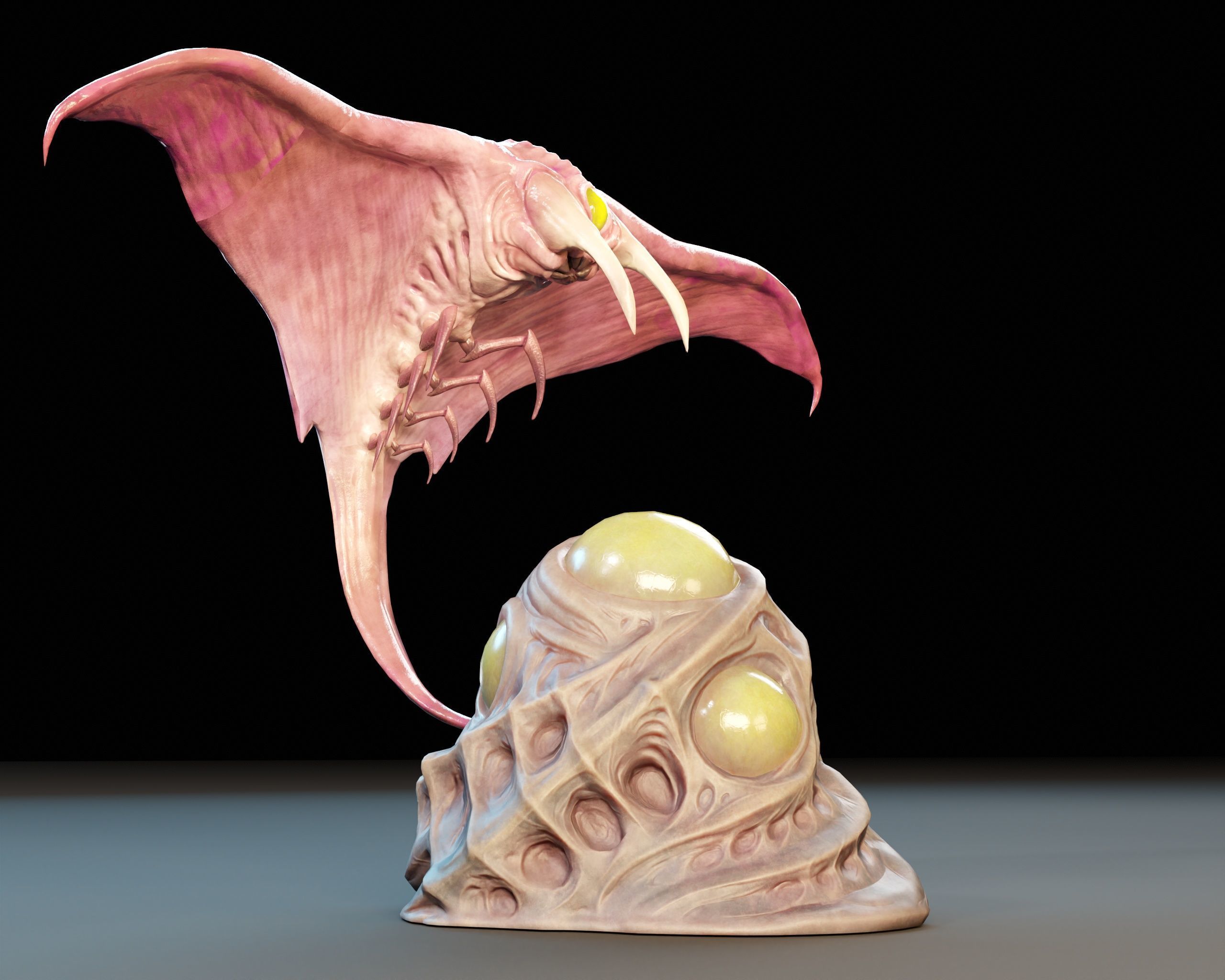 Alien Creatures  3D Model Collection_11